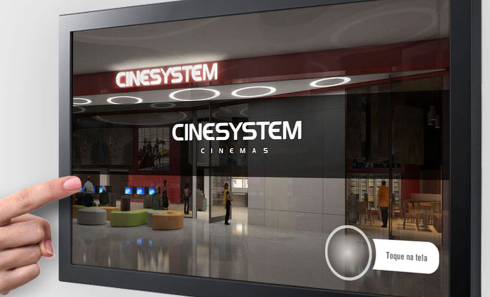Sistema interativo touch screen – Cinesystem