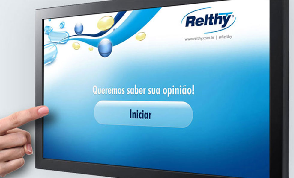Sistema interativo touch screen – Relthy