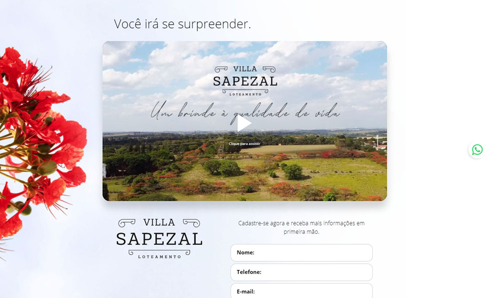Villa Sapezal Loteamento – Pré-lançamento