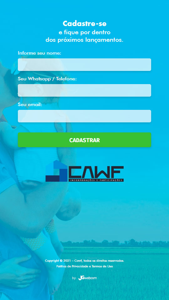 Site Mobile Construtora CAWF