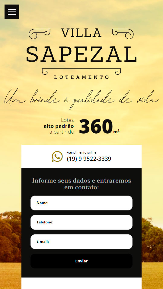 Site Mobile Villa Sapezal Loteamento