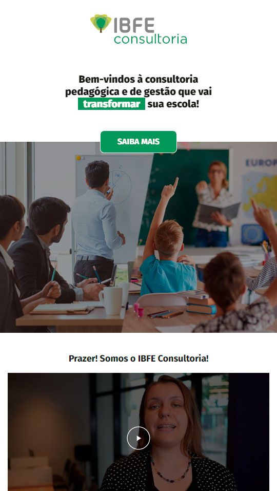 Site Mobile IBFE Consultoria